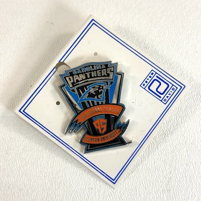 Vintage Carolina Panthers 1995 First Season Sports Pin NFL Collectible Clemson - Image 1 of 4