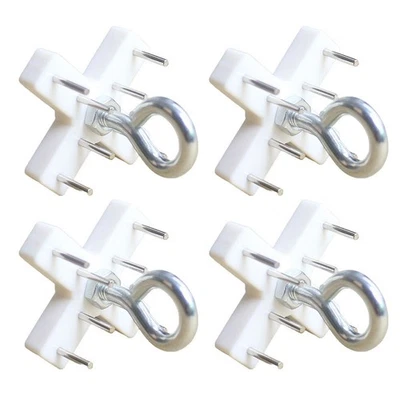 Perfect for Indoor Use Heavy Metal Ceiling Hook with Non Damaging Adhesion - Image 1 of 4