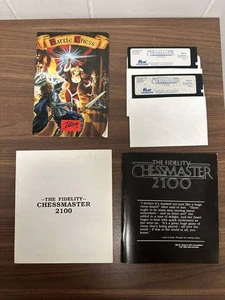The Fidelity ChessMaster 2100 IBM PC Software Toolworks 5 1/4 Discs Sehr Gut - Bild 1 von 3