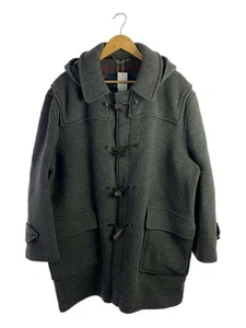 Abrigo de lona de lana para hombre Burberry London gris forrado patrón a cuadros Nova #EG ZIA - Imagen 1 de 5