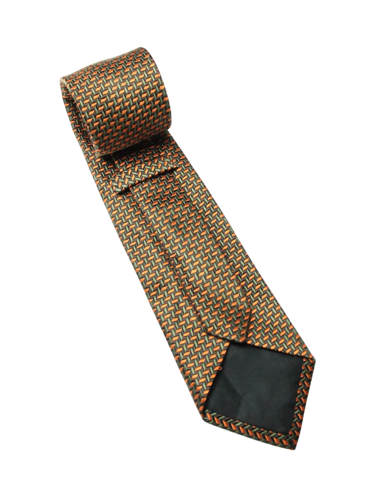 Corbata ASCOT para hombre talla única 100 % seda puntiaguda clásica estampada multicolor Foto 1 de 4