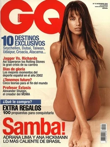 ADRIANA LIMA GQ Magazine Spain December 2002 Ana Hickmann MICK JAGGER - Picture 1 of 1