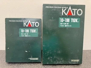 KATO N scale 10-198 TGV 6-Car  Set (Standard Set) With 10-199 4-Car Add On Set - Picture 1 of 10