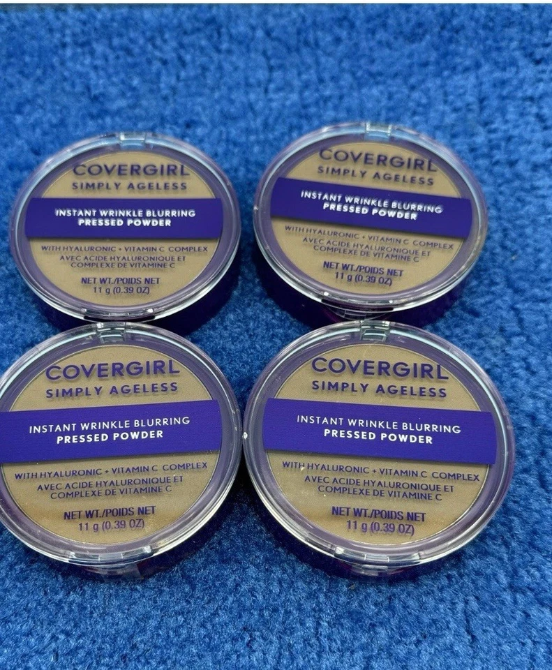 4x Covergirl Simply Ageless Wrinkle Blurring Pressed Powder Soft Sable #275, - Image 1 of 1