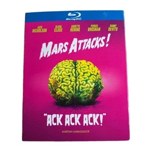 Mars Attacks! (Blu-Ray, 1997) with rare OOP slipcover - Picture 1 of 2