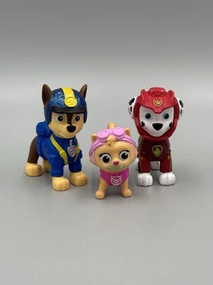 Juego de 3 figuras de perro Patrulla Canina juguetes incluye Marshall & Chase Foto 1 de 4