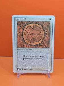 ⚪️⚪️⚪️ 1994 MAGIC The Gathering 🔴 RED WARD REVISED 3RD EDITION PLAYED⚪️⚪️⚪️ - Bild 1 von 2