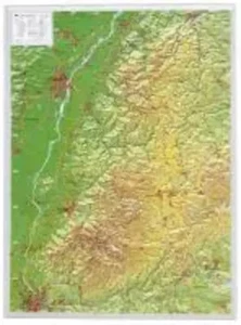 Schwarzwald 1 : 400 000 | (Land-)Karte | 1 S. | Deutsch | 2009 | georelief - Bild 1 von 1