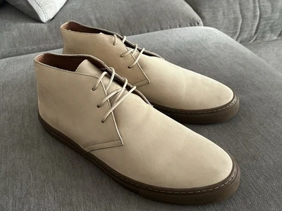 Beckett Simonon Chukka Botas Hombres 10 M Ellis Zapatos Cuero Marrón Con Cordones Comodidad Foto 1 de 3