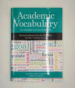 Academic Vocabulary for Middle School Students: Research-Based Lists and ... - Imagen 1 de 3