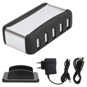 USB 7Port Hub HighSpeed Extender With Power Supply For Desktop Computers No XG5 - Picture 1 of 12