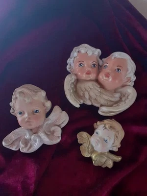 3 wunderschöne Engel Büsten "Scioto" ceramics Italy - gebr.- guter Zustand - Bild 1 von 4