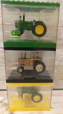 John Deere  3 pc Stacker Set  Gold Tractor 40th Anniversary 4020   1/64  - Image 1 of 4