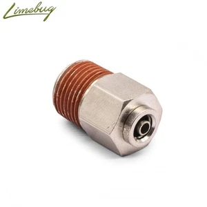 3/8" NPT (M) a 1/4" Air Line Push Connect Dritto Airride Viair - Foto 1 di 1