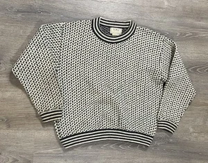 READ Vintage LL Bean Sweater Wool Rayon Made in Norway Fisherman Mens Size Large - Picture 1 of 10