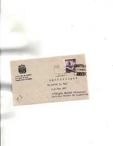 Spain Sc#771 1950 to US-not FDC - Bild 1 von 1