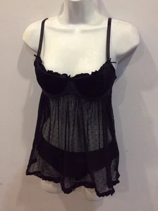Vintage 2008 Victoria Secret Sexy Little Things Babydoll & Höschen Größe M/L - Bild 1 von 8