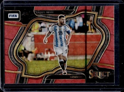 2022 Select FIFA Lionel Messi Red Wave Field #204 Argentina - Image 1 of 2