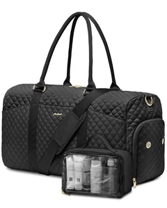 Damen Weekender Reisetasche: Reisetasche Übernachtungsbeutel mit Schuhkom... - Bild 1 von 8