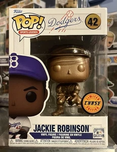 ⚾ Funko  Pop! Sports Legends: Jackie  Robinson #42 CHASE Variant – Dodgers ⚾ - Picture 1 of 10