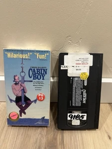 Cabin Boy (VHS, 1994) Chris Elliot, Dave Letterman - Imagen 1 de 2