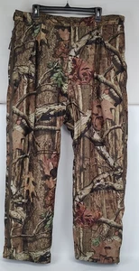 Pantaloni mimetici XL Cabelas Dry-Plus mimetici muschio rovere Break Up Infinity zip laterale - Foto 1 di 17
