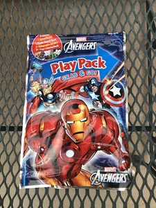 NEW Marvel Avengers Play Pack XL - Coloring Activities Stickers Stencils & More - Picture 1 of 4