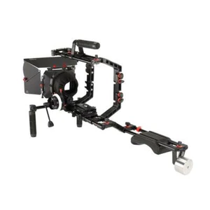 Filmcity FC-03 Shoulder Rig Kit avec boîte mate et Follow Focus pour appareils photo reflex numériques - Photo 1/10