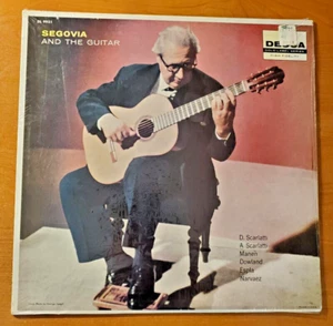 Segovia and the Guitar 1960 LP Scarlatti Manen Dowland Narvaez Decca DL9931 M- - Picture 1 of 4