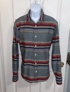 Faherty Shirt Mens Reversible Sz XL 46 Chest Southwestern Stripe Soft Button Up - Picture 1 of 24