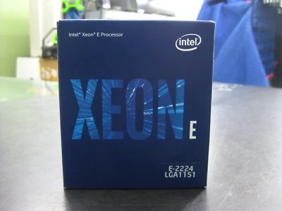 NEW!! Intel Xeon E Processor E-2224 3.4GHz 8MB Cache LGA1151 - Image 1 of 4