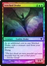 Stitched Drake FOIL Innistrad NM Blue Common MAGIC THE GATHERING CARD ABUGames