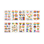  10 Sheets Temporary Stickers Night Glow Tattoo Homosexual Summer Sleeve
