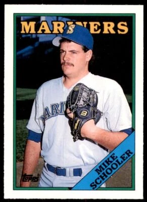 1988 TOPPS TRADED MIKE SCHOOLER SEATTLE MARINERS #105T - Image 1 of 2