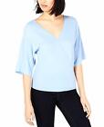 MSRP $70 Bar III Back Cutout Top Blue Size LARGE