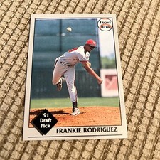 FRANKIE RODRIGUEZ 1991 FRONT ROW DRAFT PICKS BASEBALL CARD PROMO