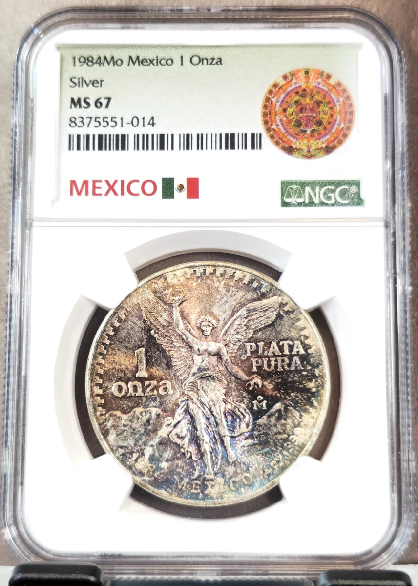 1984 Silver MS 66 Graded Mexican Coins for sale | eBay