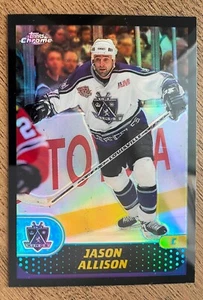 2001-02 Topps Chrome BLACK REFRACTOR #21 - Jason Allison /50 (Kings) - Picture 1 of 2