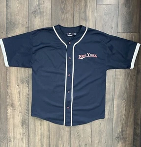 PJ MARK NEW YORK Baseball Trikot Mesh Blau Herren XXL - Bild 1 von 4