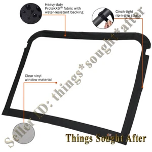 Parabrisas de vinilo Polaris Ranger para 2016-2019 570 tamaño completo, 6x6 y doble 570-6 - Imagen 1 de 4