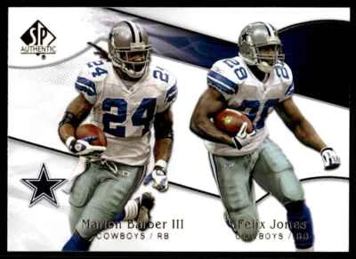 2009 SP Authentic Marion Barber/Felix Jones R107 - Image 1 of 2