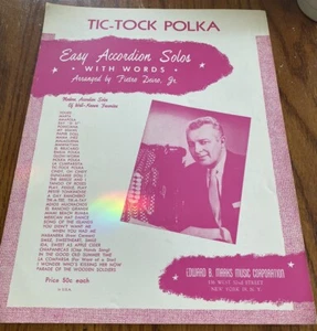 Partituras Tic-Tock Polka 1952 para acordeón - Imagen 1 de 4