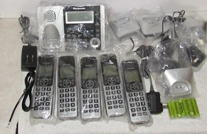 Home/Office Panasonic KX-TG175C Phone System 5 Phones-Link to Cell~NEW open box - Zdjęcie 1 z 2