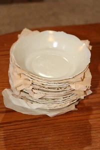 Juego de tazón de servicio de vidrio de leche vintage 1 grande 12 pequeño - Imagen 1 de 5