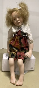 Collectible 14” Original Artist Porcelain Doll PIPER by Sandi McAslan LE 79/100 - Bild 1 von 11