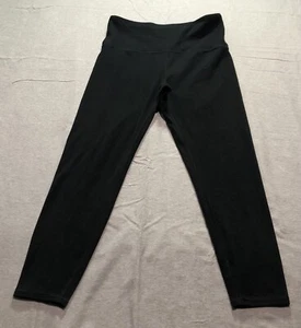 Zobha Leggings Women's Large Straight Stretch Yoga Workout Casual Normcore Black - Picture 1 of 9