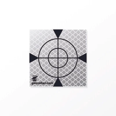 Reflex Zielmarken 60mm x 60mm weiß , 50 Stück Total Station