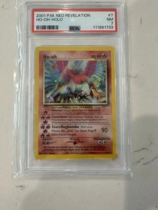 Pokémon TCG Ho-Oh Neo Revelation German PSA 7 Mislabel - Picture 1 of 2