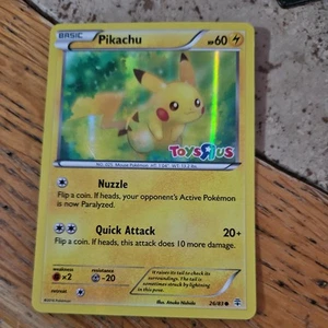 Pokemon Generations Pikachu 26/83 Holo Stamped Toys R US Promo 20th Anniversary - Picture 1 of 3