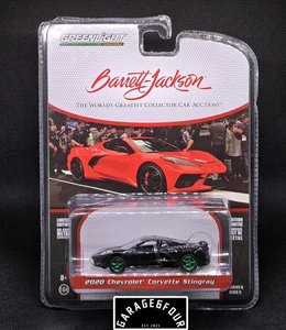 GREENLIGHT 🔥CHASE!🔥 1:64 Barrett-Jackson 2020 Corvette C8 Stingray Series 6 - Picture 1 of 2